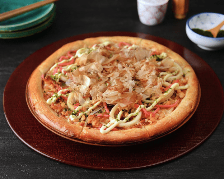 Okonomiyaki Style Pizza